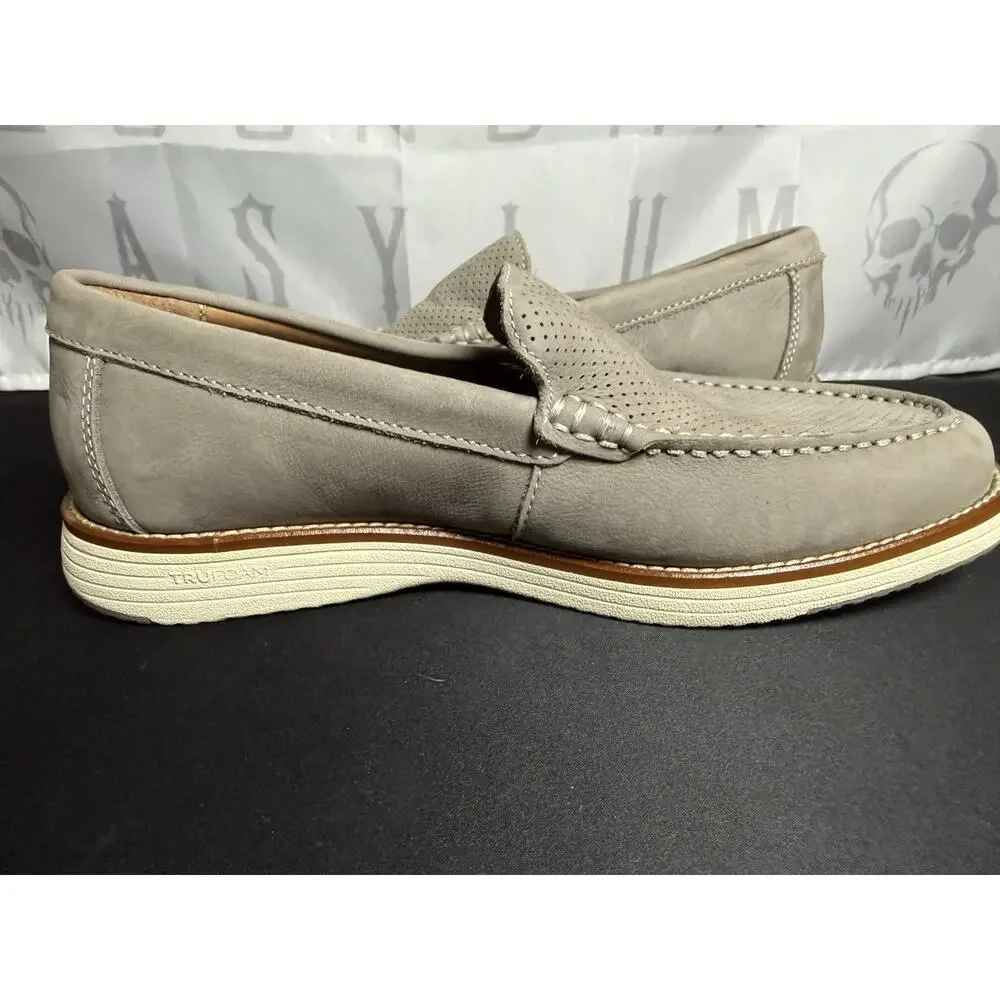 Johnston & Murphy Mens 8M Upon Loafers Gray True Foam